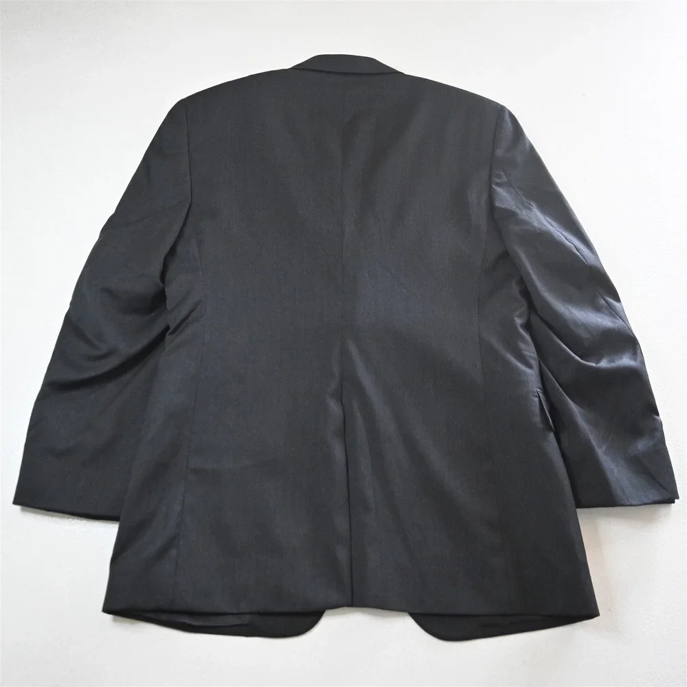 Jos A Bank 39R 32x32 Gray 100% Wool Gordon‎ Mens Jacket Pants Suit